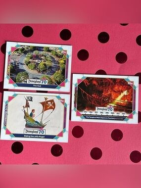 Topps Disneyland 70th Anniversary 3-Card Bundle